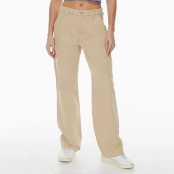 Aritzia Pants Women’s 8 The Greenwich Carpenter Pant Khaki Cargo Gorpcore - Picture 1 of 11